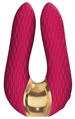 Shunga AIKO Double Intimate Stimulator Raspberry