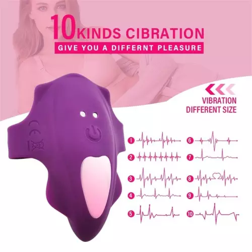 Klitoris-Stimulator Slip Violett – 13/15