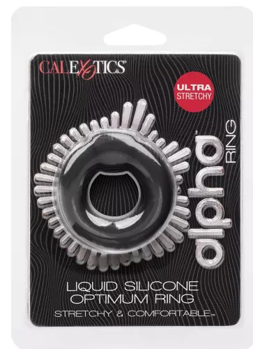 Silicone Cockring Optimum Alpha 32mm Black – 2/8