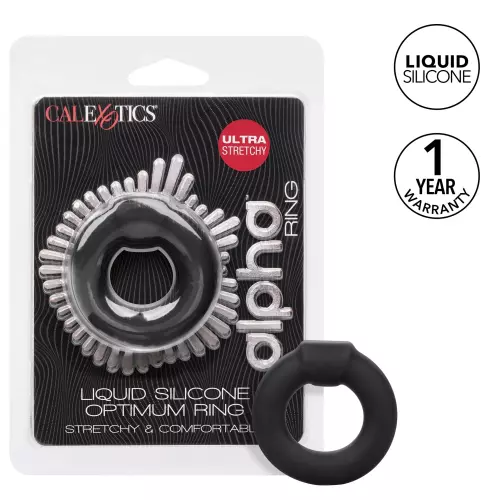 Silicone Cockring Optimum Alpha 32mm Black – 5/8