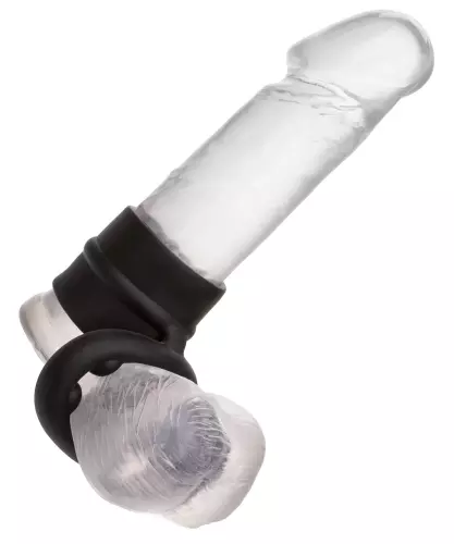 Hodenbeutelstretcher Silikon Magnum Alpha Schwarz – 3/11