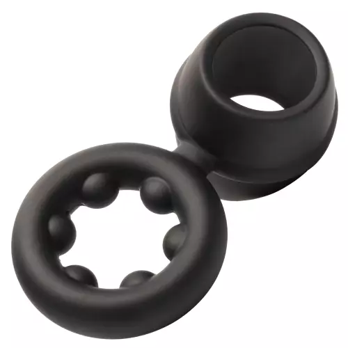 Hodenbeutelstretcher Silikon Magnum Alpha Schwarz – 8/11