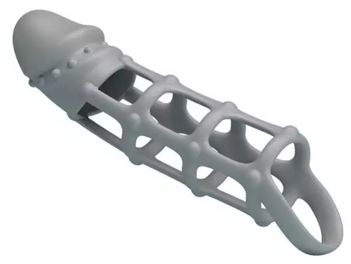 Penis Sheath Sleeve Cage Pretty Love 14 x 3.5cm – 3/5