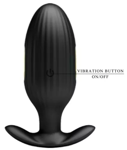 Vibrierbarer Plug Electro verbunden Jefferson Pretty Love 8 x 3,3cm – 4/5