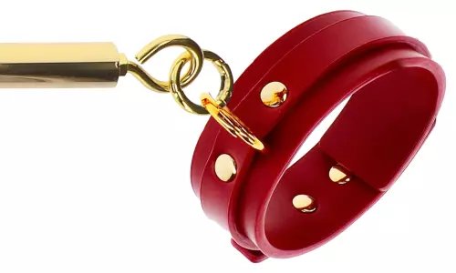 Stange mit Fesselmanschetten Spreader Taboom Gold-Rot – 3/5