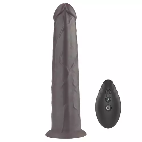 Vibrator Dildo rotierend Rotacock 22 x 5cm Braun – 3/11