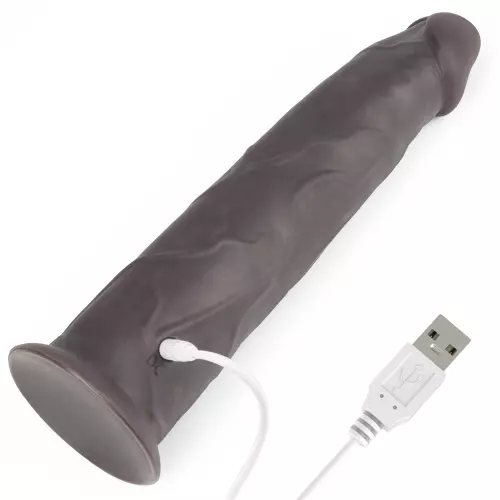 Vibrator Dildo rotierend Rotacock 22 x 5cm Braun – 9/11