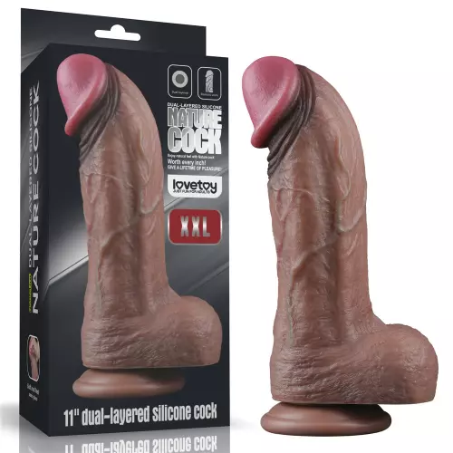 Silikon Dildo Nat Cock 22 x 7cm – 14/14