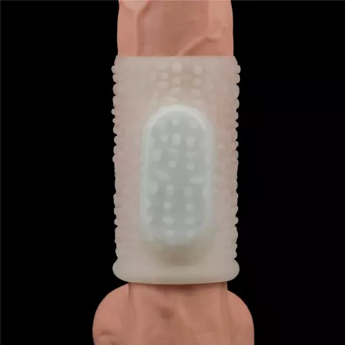 Knights Ring Drip Vibrating Penis Sheath 10cm – 2/9