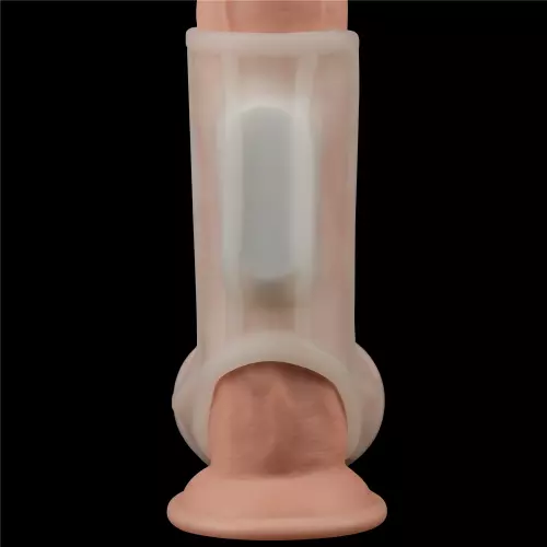 Knights Ring Best Ridge Vibrating Penis Sheath and Ballstretcher 10cm – 2/8