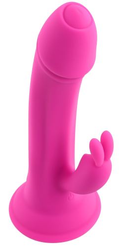 Vibrating Dildo with Rabbit Somebunny To Love 13 x 3.7cm