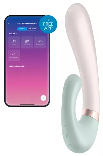 Verbonden G-punt Stimulator Heat Wave Satisfyer 14 x 3.5cm Munt – 1/7
