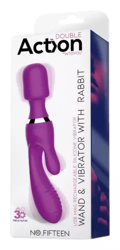 Vibrator and Wand Fifteen Action Purple – 2/5