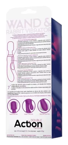 Vibrator and Wand Fifteen Action Purple – 4/5