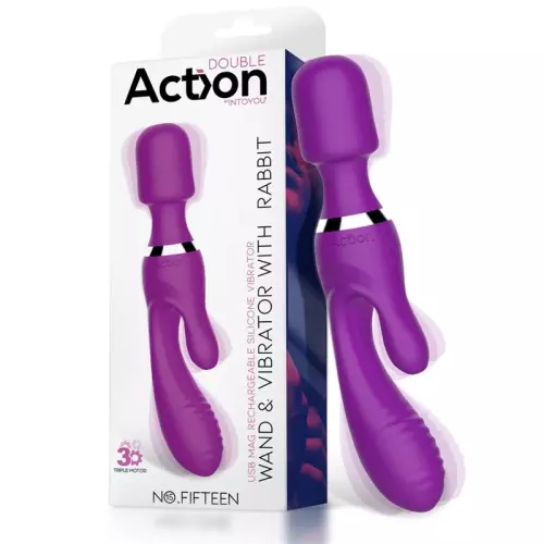 Vibrator and Wand Fifteen Action Purple – 5/5
