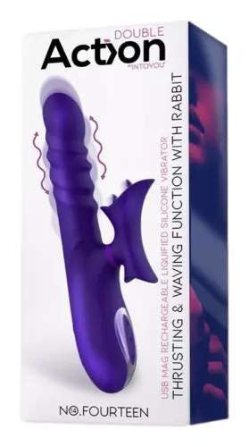 Vibrator Rabbit Thrusty Wave Action 26cm – 2/8
