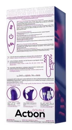 Vibrator Rabbit Thrusty Wave Action 26cm – 8/8
