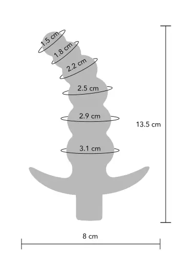 Vibrierender Plug The Spunky 10 x 3,3cm – 7/7