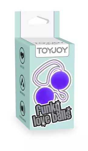 Geishas-Kugeln Funky Love 3.3cm Violett – 2/3