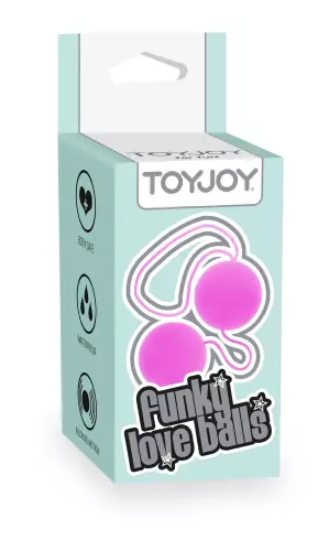 Geishas-Kugeln FUNKY LOVE 3.3cm Fuchsia – 2/3