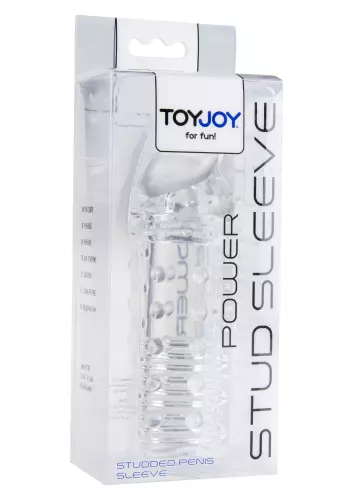 Penis Sleeve Stud Sleeve 15 x 4.2cm Transparent – 2/2