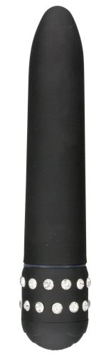 Vibrator Diamond Superb 15cm Black