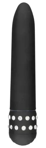 Vibrator Diamond Superbe 15cm Zwart – 1/2