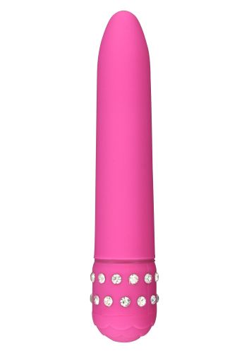 Vibrator Diamond Superb 15cm Pink