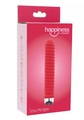 Vibrator Screw me Higher 13 x 2,5cm Roze – 2/4