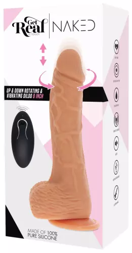 Realistische trildiliddo met stootstoot Naked Real 16.5 x 4cm – 2/6