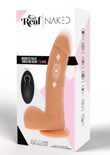 Vibrator Dildo mit Thrusting Magnetic Pulse 16 x 4cm – 2/6