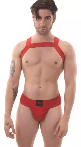 Elastischer Harness Matt Pop Rot – 4/5