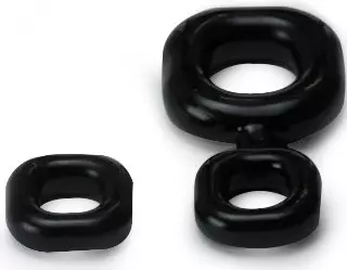 Boner Kit Cockring und Ballstretcher Schwarz – 4/5