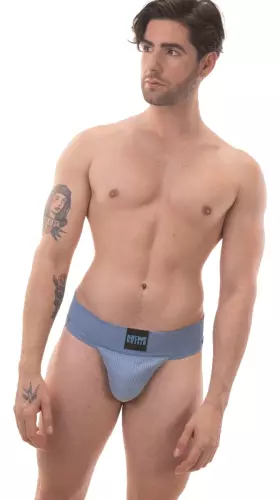Jockstrap Sergey Pop Blau – 3/4
