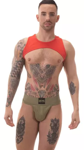 Jockstrap Sergey Pop Khaki – 3/4