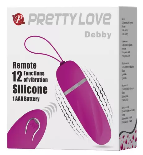 Vibriereies Ei kabellos violett Debby - 8,5 x 2,8 cm – 2/7