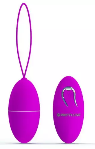 Violettes drahtloses vibrierendes Ei Joanne - 7 x 3.5 cm – 1/8