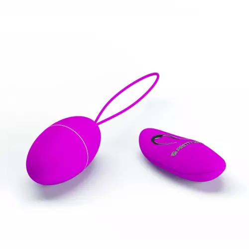 Violettes drahtloses vibrierendes Ei Joanne - 7 x 3.5 cm – 3/8