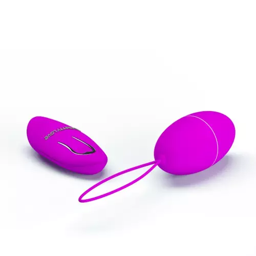 Violettes drahtloses vibrierendes Ei Joanne - 7 x 3.5 cm – 4/8