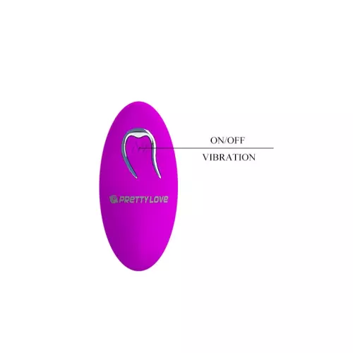 Violettes drahtloses vibrierendes Ei Joanne - 7 x 3.5 cm – 6/8