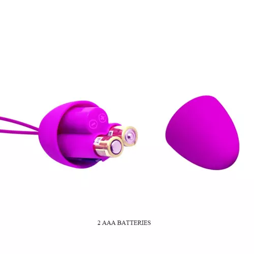 Violettes drahtloses vibrierendes Ei Joanne - 7 x 3.5 cm – 7/8