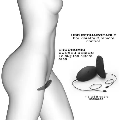 Vibrerend slipje op afstand bediend Discreet Vibe 10 Vibraties – 6/6