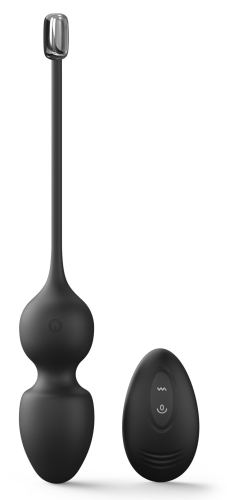 Vibrating Egg Love Balls Dorcel 9 x 3.5cm Black