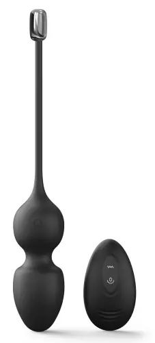 Vibrierende Liebeseier Love Balls Dorcel 9 x 3,5cm Schwarz – 1/5
