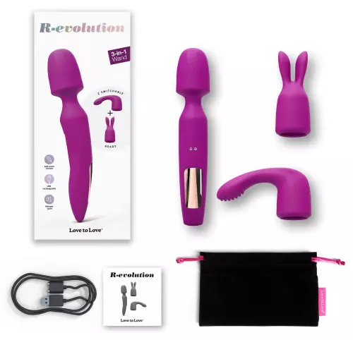 Wand R-Evolution Love To Love Violett – 2/4