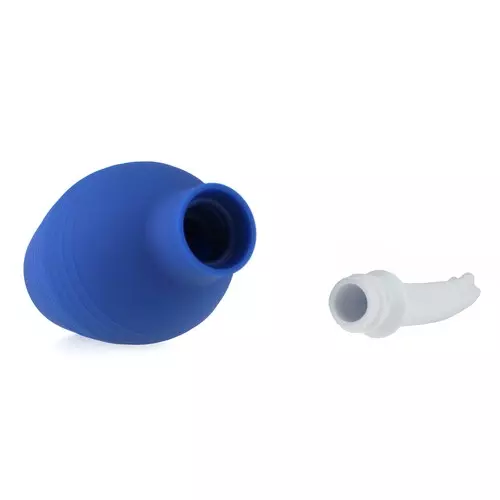 Blauer Klistier-Birne Analdusche 2 - Einsatz 12 x 2cm – 5/5
