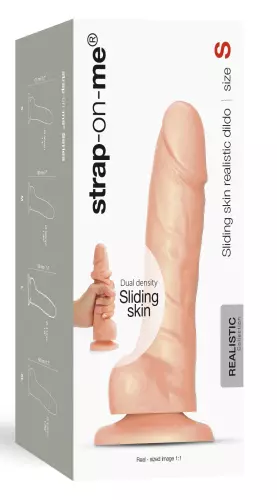 Realistischer Dildo Sliding Skin Strap-On-Me S 13 x 3,7cm – 2/7