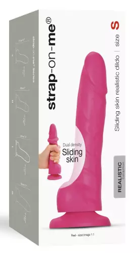Dildo Sliding Skin Strap-On-Me S 13 x 3,7cm Rosa – 2/6