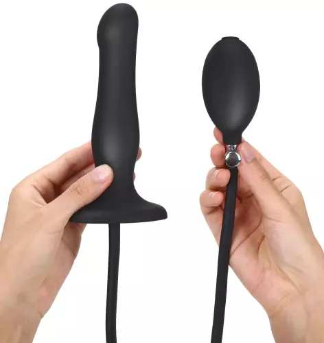 Aufblasbarer Plug Inflatable Dildo Strap-On-Me 19 x 6cm – 1/3