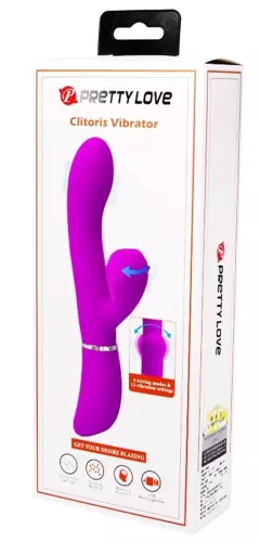 Vibro Rabbit Klitoris-Vibrator Pretty Love 10 x 3.2cm Rosa – 2/6
